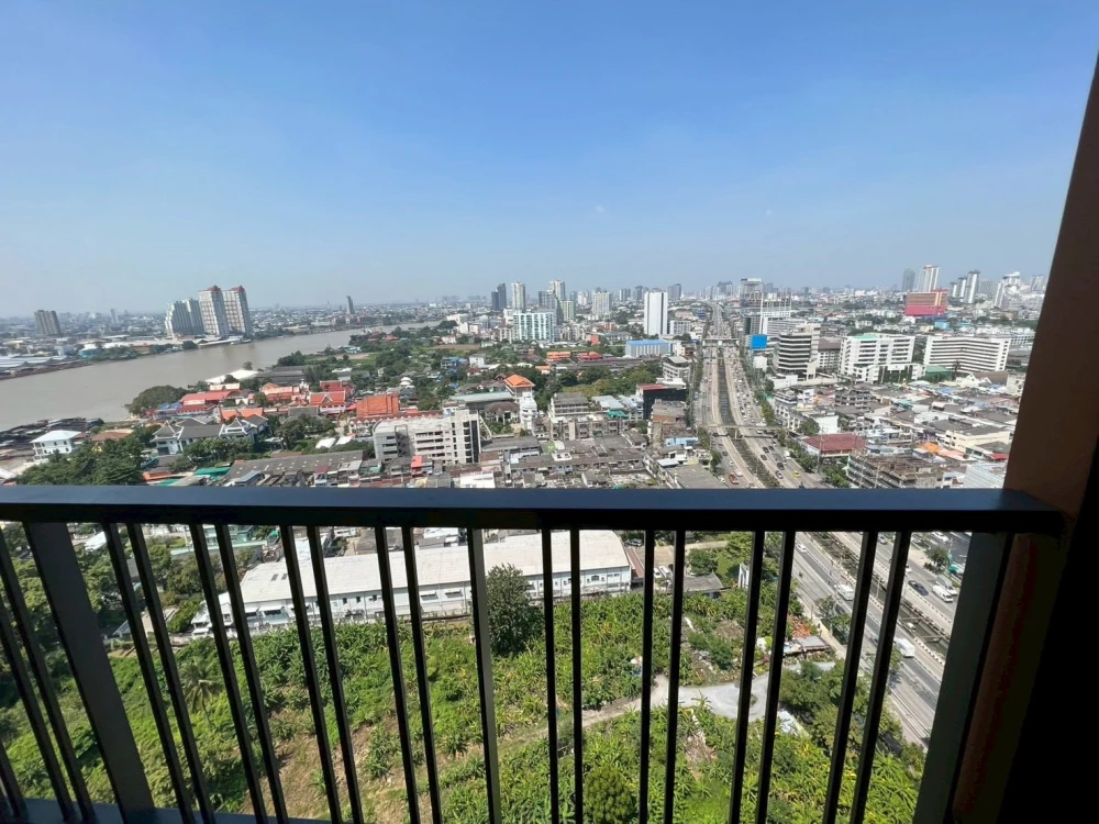 For rent!! The Key Rama 3, 23rd floor, beautiful room, good location condo, convenient transportation, don't miss it, book now!!