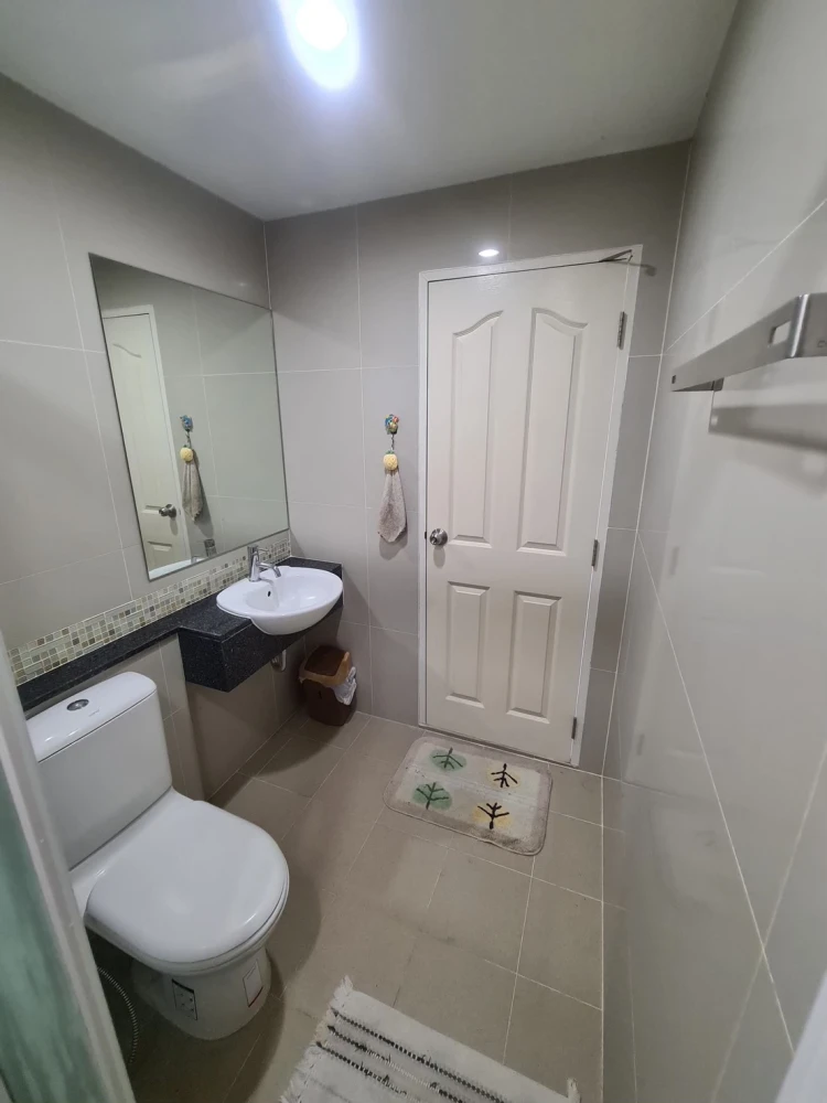 For rent, The Niche Taksin, 1 bedroom, 1 bathroom, built-in kitchen, complete electrical appliances You can reserve in advance.