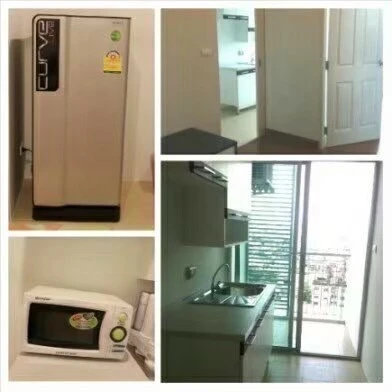For rent, The Niche Taksin, 1 bedroom, 1 bathroom, built-in kitchen, complete electrical appliances You can reserve in advance.