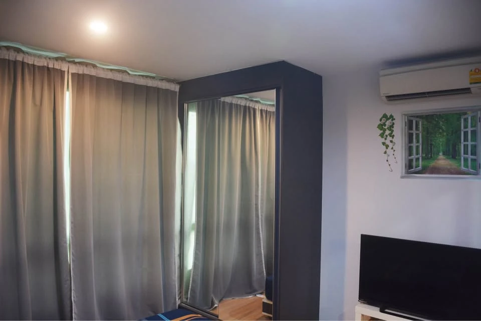 For rent: The Niche Mono Bangna Phase 2, Fully Furnished, complete with electrical appliances, move in now, don't hesitate.