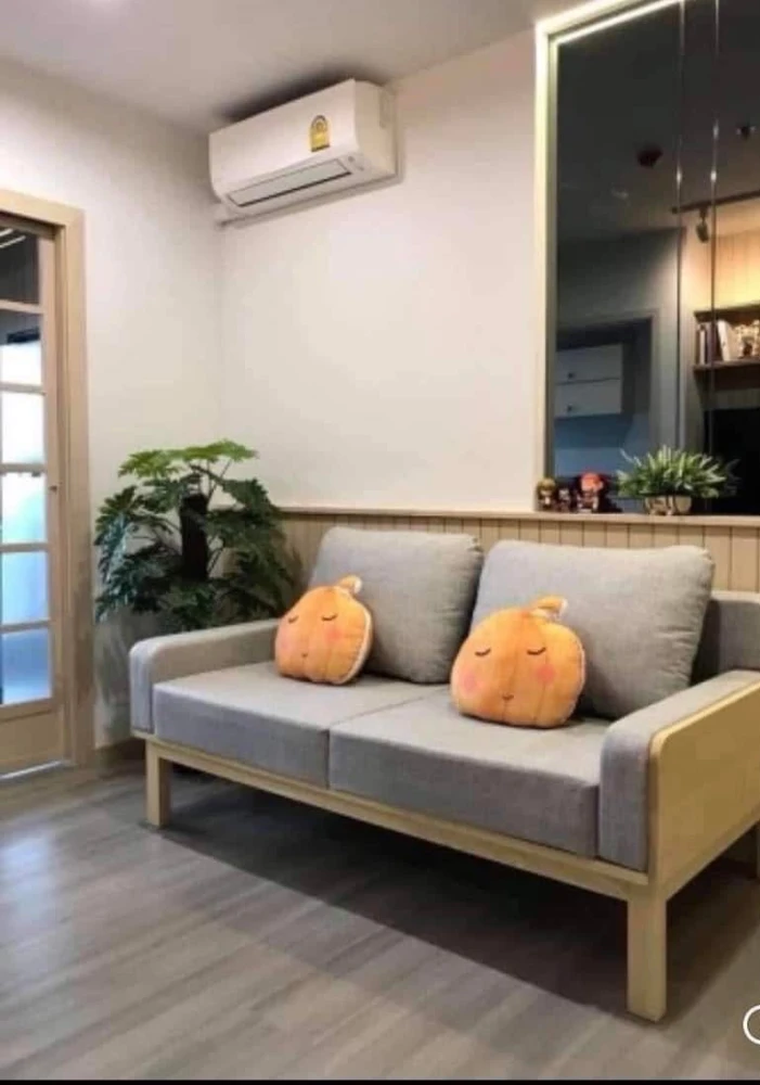 For rent: The Parkland Charan-Pinklao, pool view, middle zone, built-in decoration, beautiful room, as shown in the picture, no deception