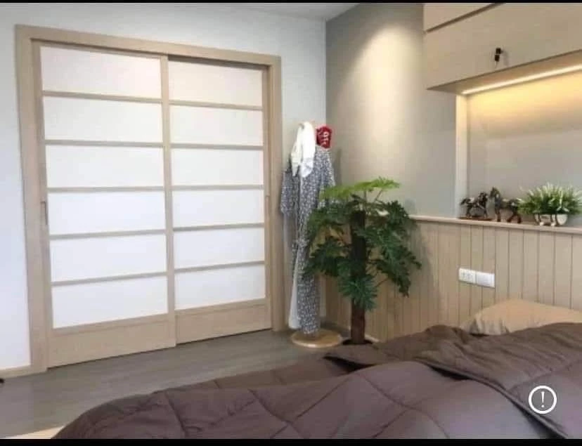 For rent: The Parkland Charan-Pinklao, pool view, middle zone, built-in decoration, beautiful room, as shown in the picture, no deception