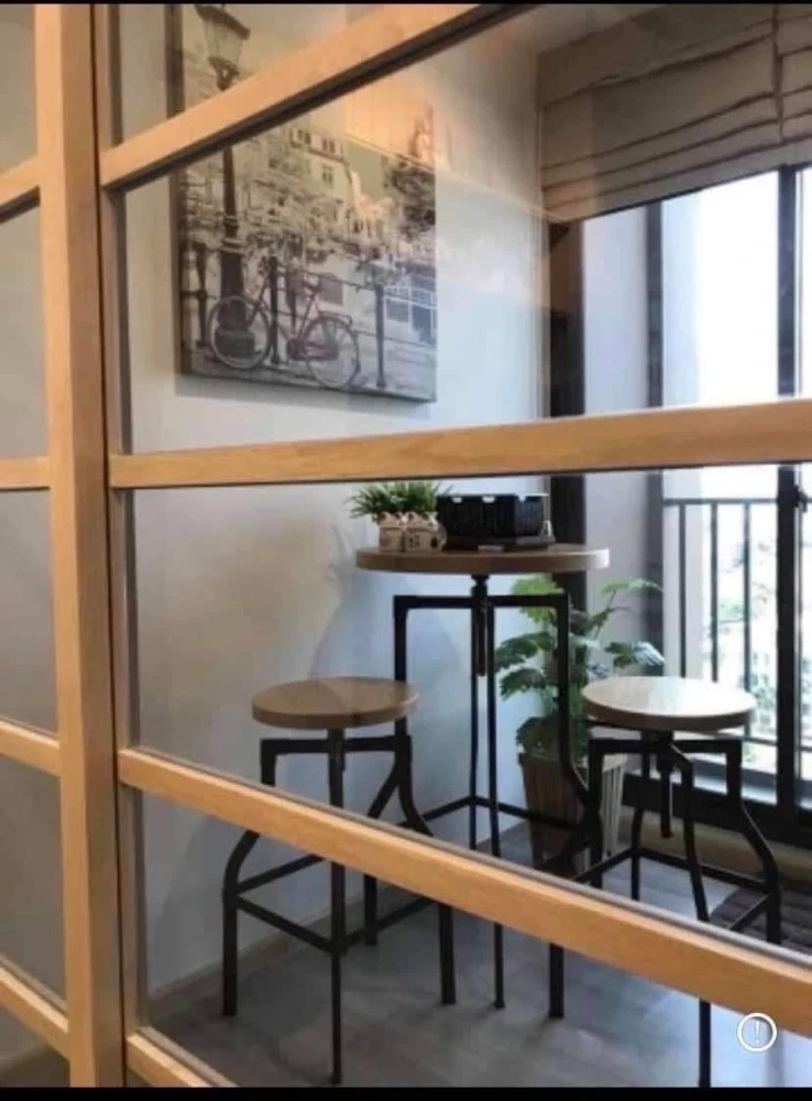 For rent: The Parkland Charan-Pinklao, pool view, middle zone, built-in decoration, beautiful room, as shown in the picture, no deception