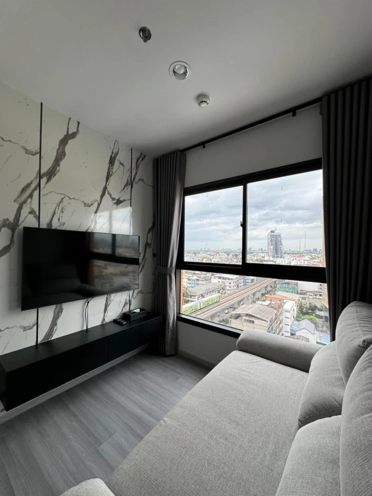For rent: The Parkland Charan-Pinklao, BTS view, fully furnished, ready to move in, reserve now, hurry!