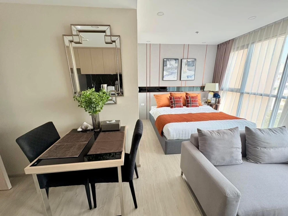 For rent: The Panorama Pattaya (South Pattaya), 8th floor, city view, beautiful room, fully furnished, ready to move in. Interested, hurry and book no
