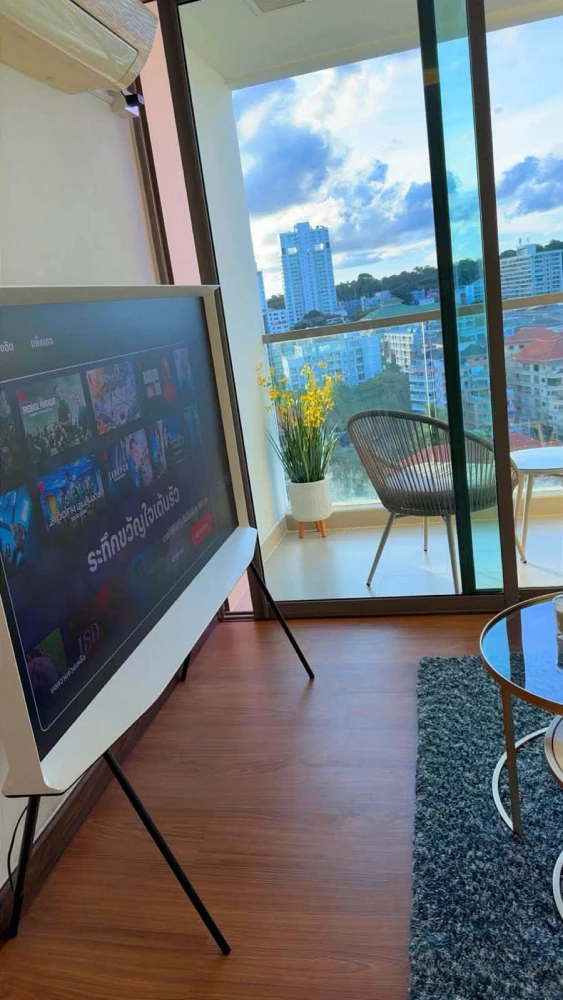 For rent: The Peak Tower Pattaya, 16th floor, Building B, city view, fully furnished with high-quality furniture. Don't miss this opportunity!