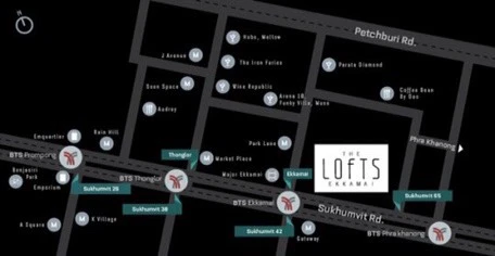 For rent The Loft Ekamai, ready to move in Can't miss it