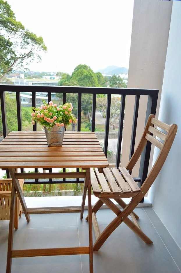 For rent: The Sky Condo Sriracha, 6th floor, swimming pool view, nice atmosphere, nice to live in, fully equipped with facilities, ready to move in