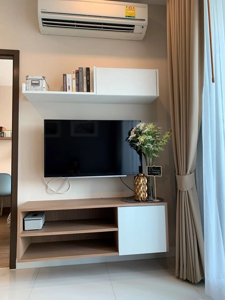 For rent: The Sky Condo Sriracha, 6th floor, swimming pool view, nice atmosphere, nice to live in, fully equipped with facilities, ready to move in