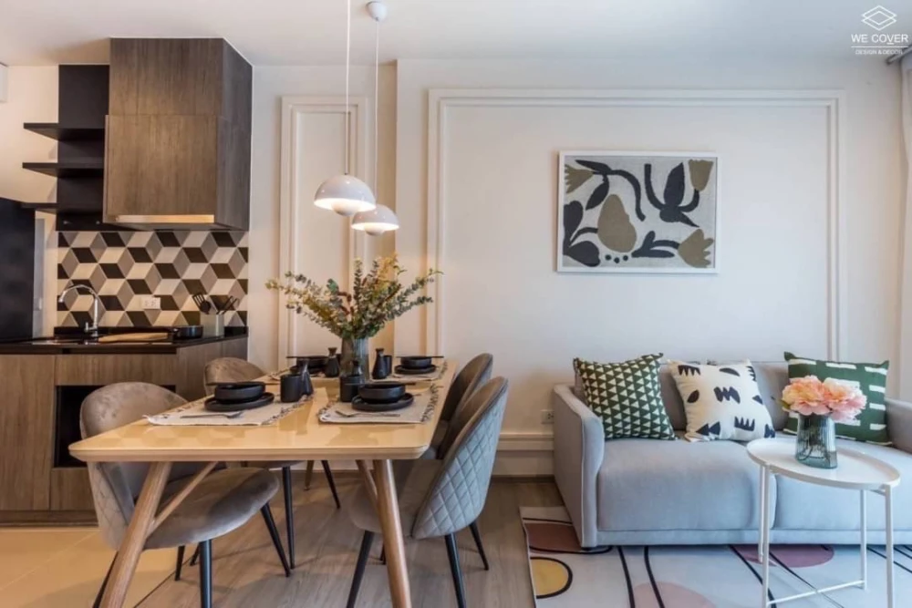 For rent: The Base Phetchaburi-Thonglor, fully furnished, ready to move in, complete with amenities, great price, come reserve now, don't miss out!
