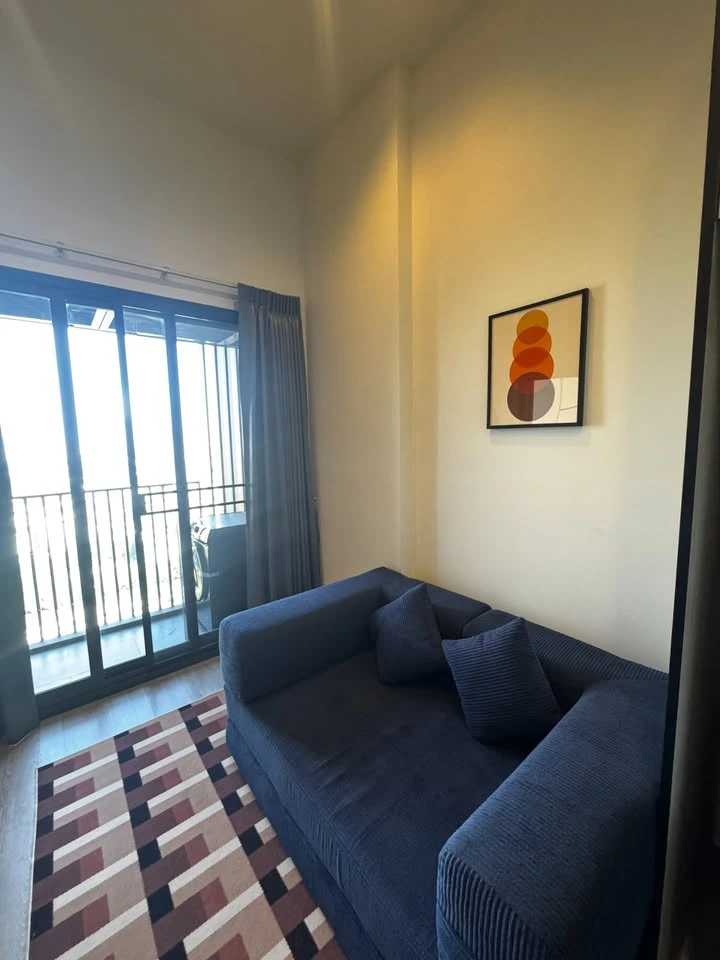 For rent: The Line Sukhumvit 101, beautiful and quiet city view, fully furnished, very attractive.