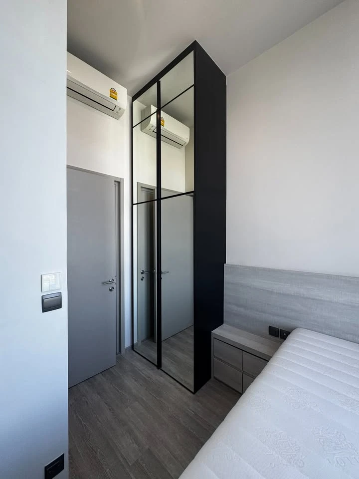 For rent: The Line Sukhumvit 101, beautiful and quiet city view, fully furnished, very attractive.