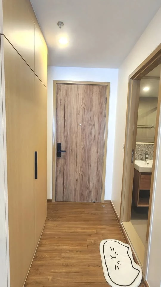 For rent: The Line Vibe, 19th floor, beautiful city view, decorated in Muji style, simple and very nice, you must arrange it!!
