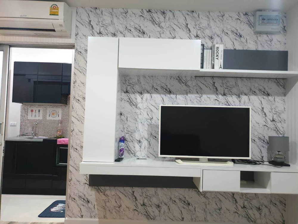 For rent: The Cube Pracha Uthit, 7th floor, middle unit with city and Bhumibol Bridge views. Don't miss out!
