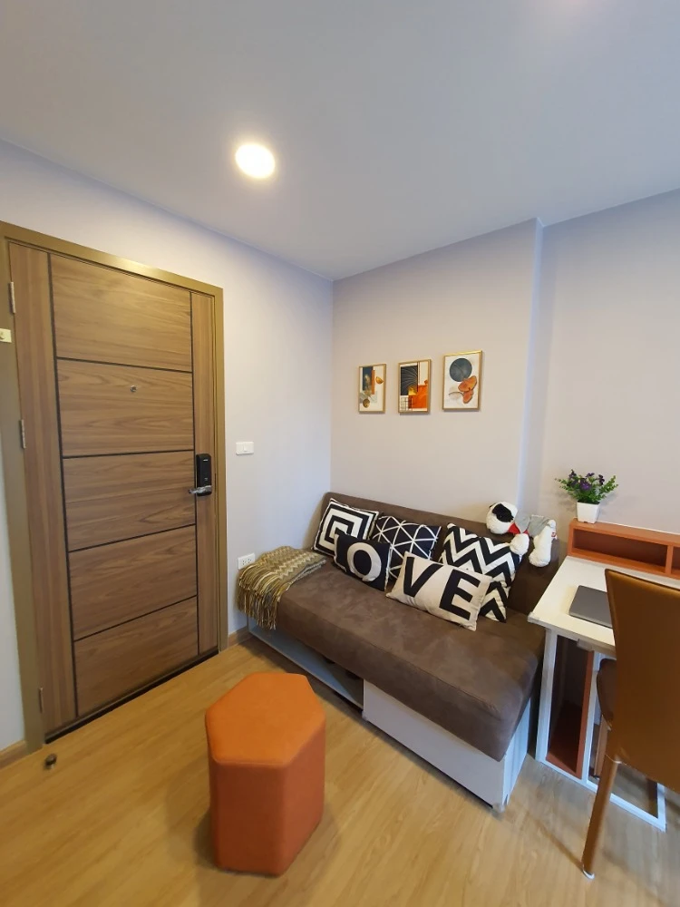 For rent, The Cube Loft Srinakarin - Theparak, 2nd floor, garden view, fully furnished, ready to move in, book now urgently.