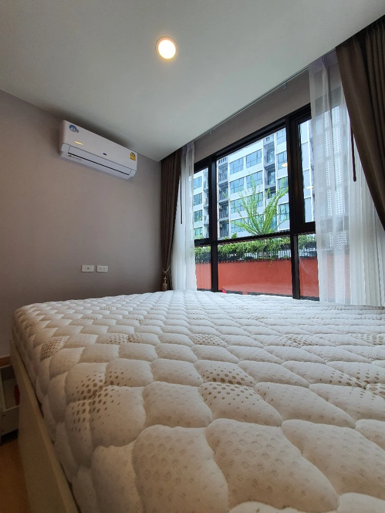 For rent, The Cube Loft Srinakarin - Theparak, 2nd floor, garden view, fully furnished, ready to move in, book now urgently.
