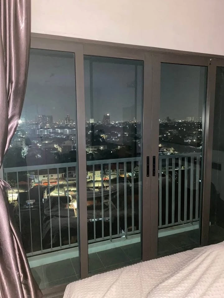 Condo The Tree Rio Bang Ao Next to MRT Bang Ao 1 bedroom, 1 bathroom Size 32 square meters 11th floor, Chao Phraya River curve view Decorated and ful