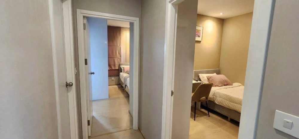 For rent: The Tree Sukhumvit 71-Ekkamai. Corner unit, beautiful, with an unobstructed view. Fully furnished and equipped with appliances—move-in ready