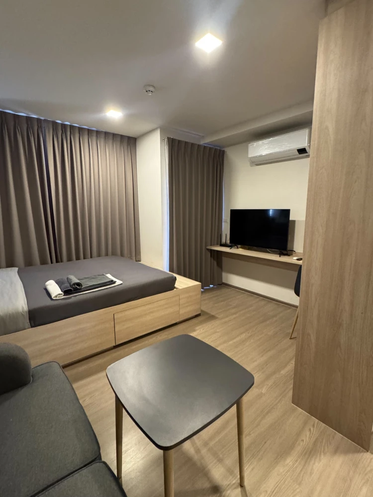 For rent or sell: The Move Bangna, a lovely room with complete furniture and appliances, plus an affordable price. Don't miss out!