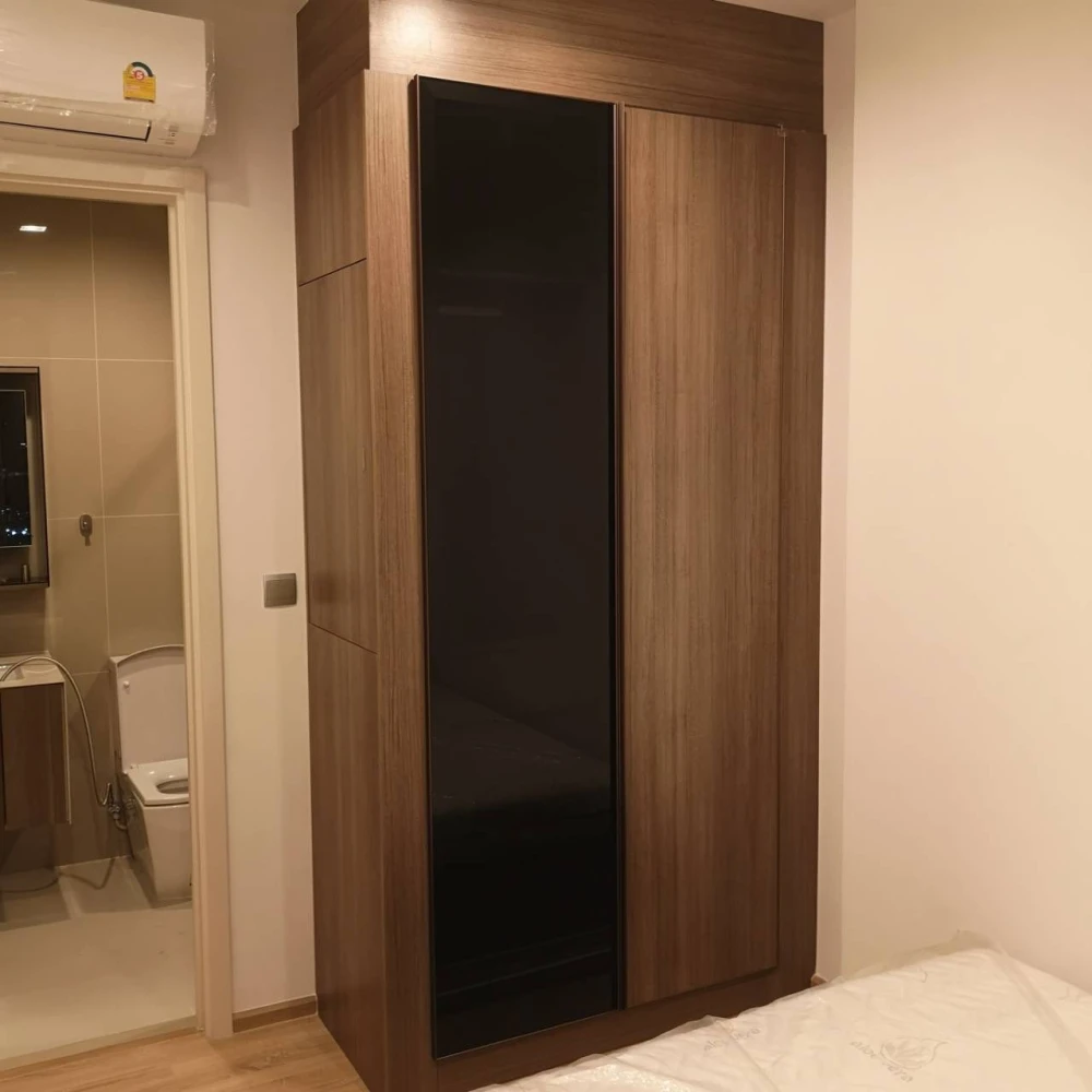 For rent: The Line Phahon-Pradipat, 34th floor, very high, fully furnished, complete with appliances, ready to move in.