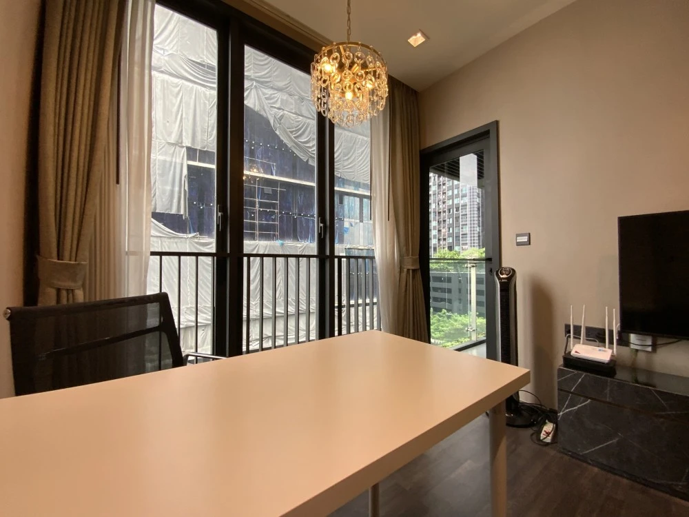 For rent: The Line Asoke Ratchada, fully furnished, very comfortable, just bring your bag and move in.