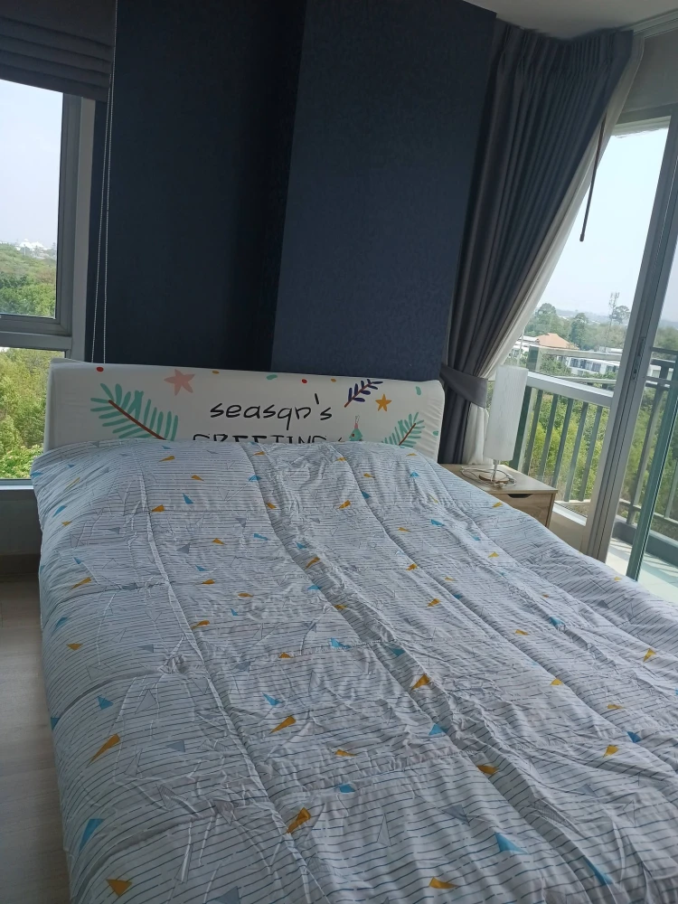 For rent: Natureza Art Pattaya North, Building D, 8th floor. 2 bedrooms, 2 bathrooms. Spacious and fully furnished. Book now!