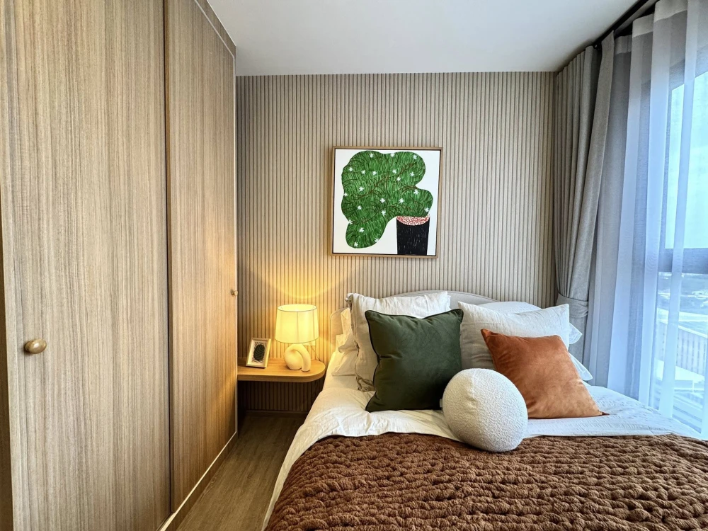 For rent, Nia by Sansiri, 15th floor, fully furnished, beautiful, stylish, comfortable, and fully equipped with electrical appliances. Reserve now!