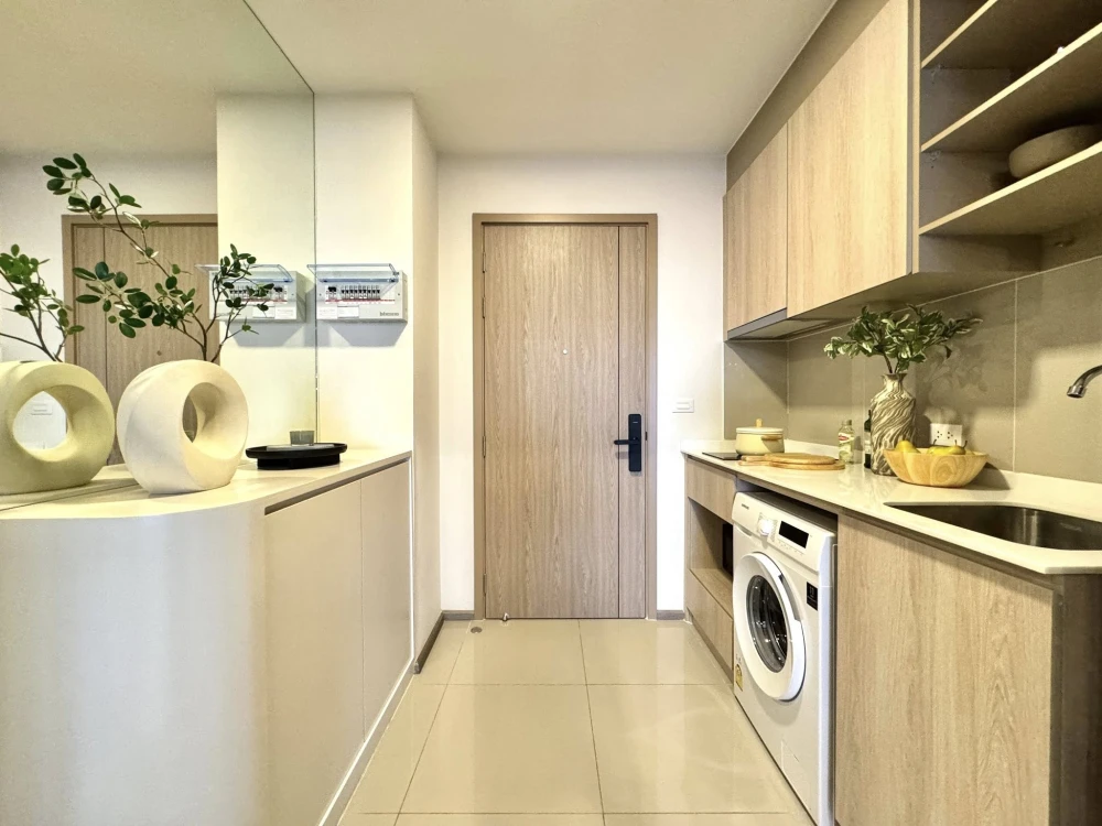 For rent, Nia by Sansiri, 15th floor, fully furnished, beautiful, stylish, comfortable, and fully equipped with electrical appliances. Reserve now!