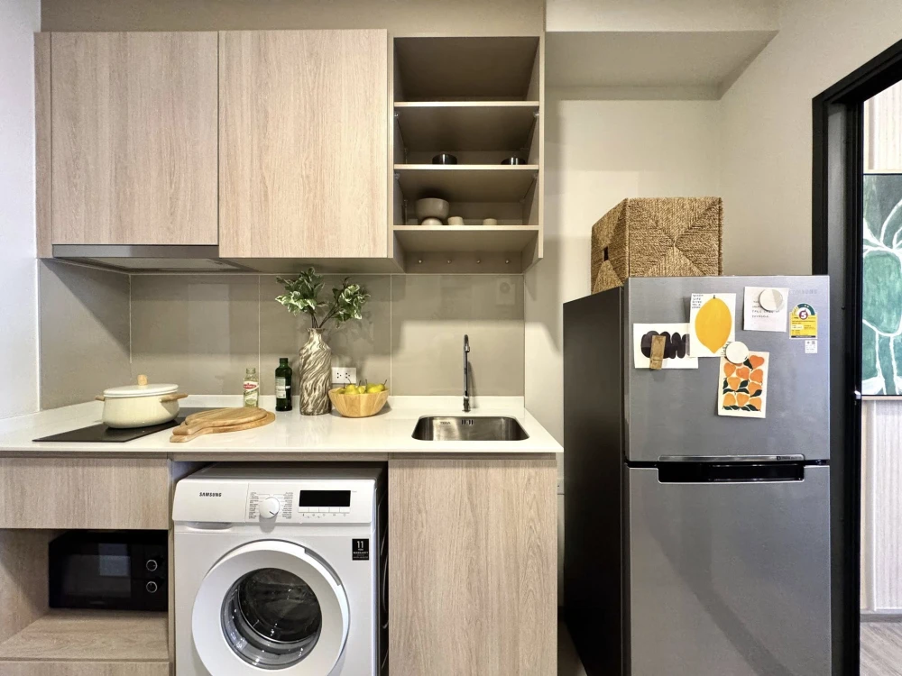 For rent, Nia by Sansiri, 15th floor, fully furnished, beautiful, stylish, comfortable, and fully equipped with electrical appliances. Reserve now!