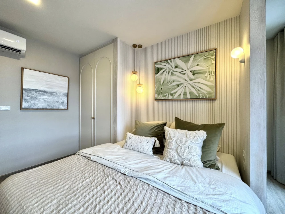 For rent, Nia by Sansiri, 15th floor, fully furnished, beautiful, stylish, comfortable, and fully equipped with electrical appliances. Reserve now!