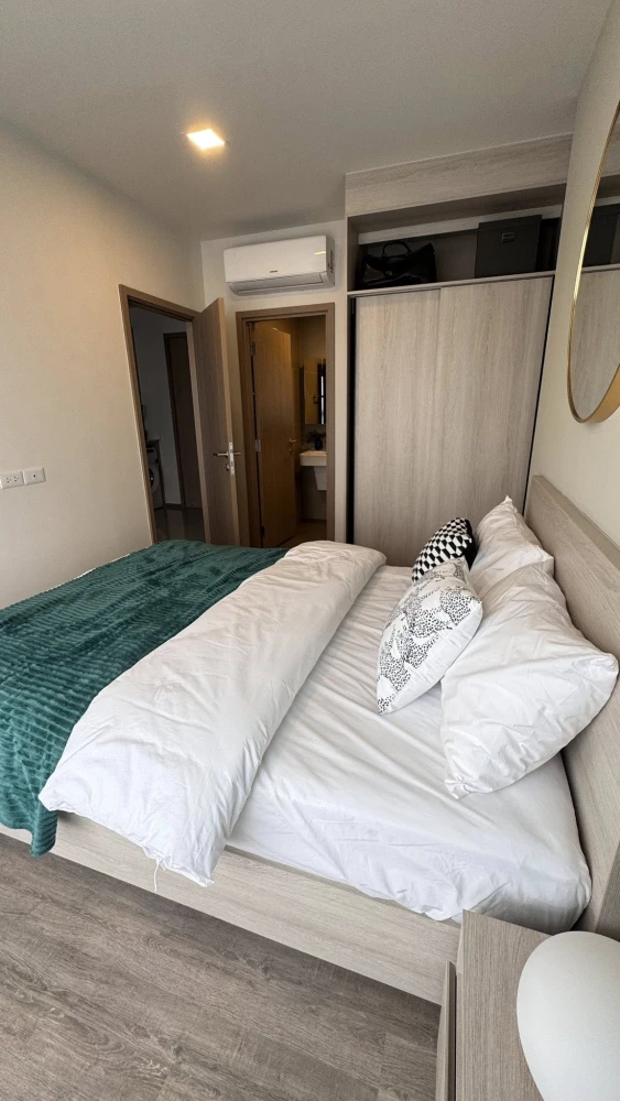 For rent, Niea by Sansiri, fully furnished room, ready to move in, convenient, complete, all in one place. If you don't book, you'll regret it later.