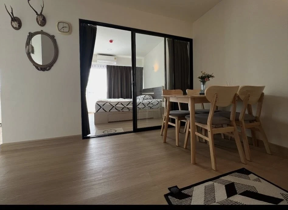 For rent: Ploen Ploen Condominium, Rama 7, Bang Kruai, 4 rooms, ready to move in, fully furnished, hurry and reserve now+++