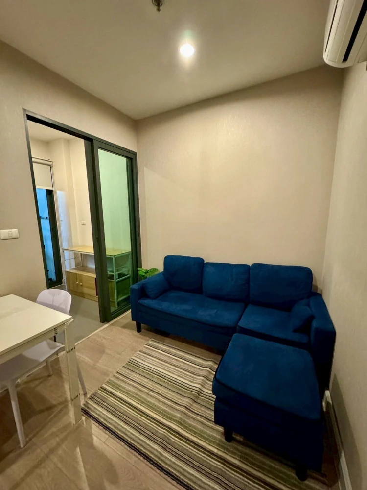 For rent: Metro Sky Prachachuen, 2nd floor, fully furnished and equipped with electrical appliances. Interested? Reserve now!