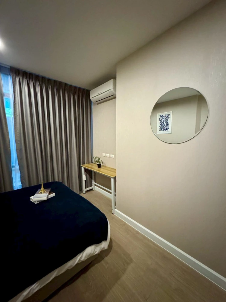 For rent: Metro Sky Prachachuen, 2nd floor, fully furnished and equipped with electrical appliances. Interested? Reserve now!