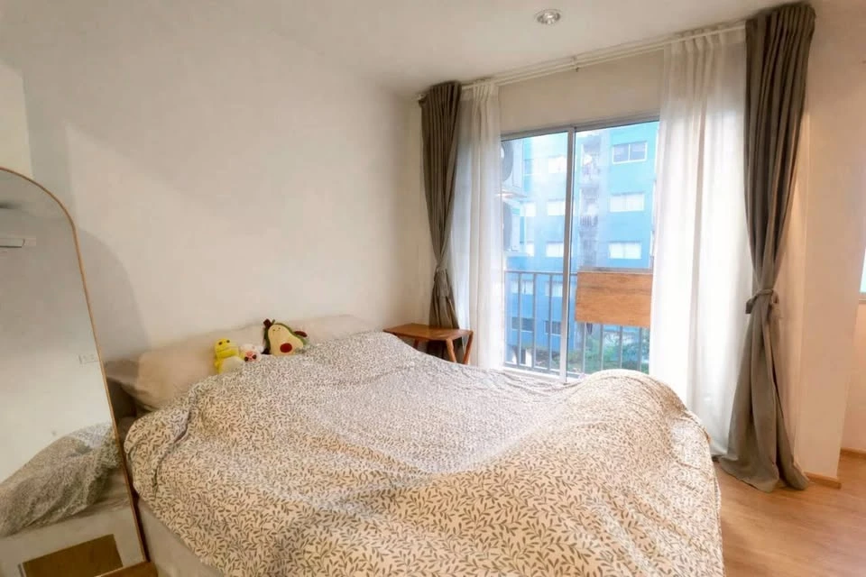 For rent: Sena Kit Chalongkrung-Ladkrabang, Building D, 4th floor, Phase 2. Garden view, pleasant atmosphere, very livable. Book now!