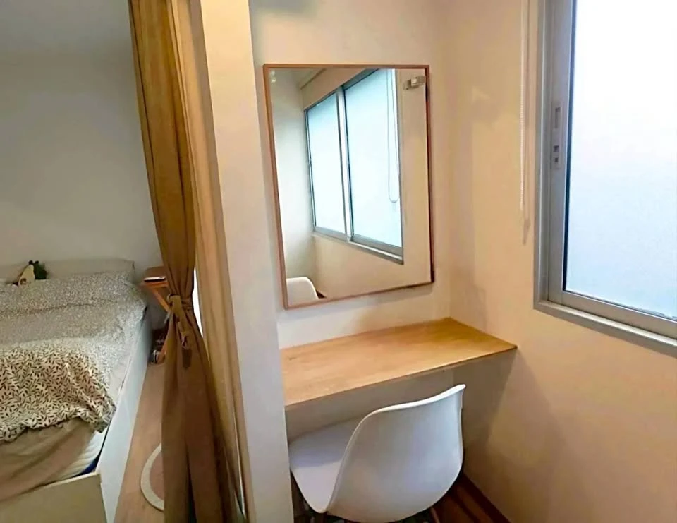For rent: Sena Kit Chalongkrung-Ladkrabang, Building D, 4th floor, Phase 2. Garden view, pleasant atmosphere, very livable. Book now!