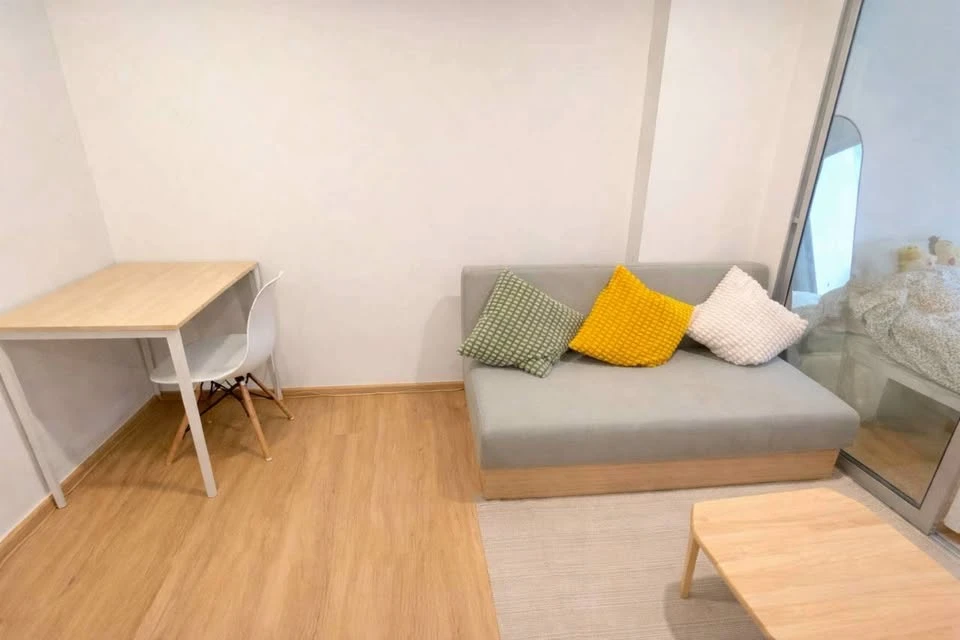 For rent: Sena Kit Chalongkrung-Ladkrabang, Building D, 4th floor, Phase 2. Garden view, pleasant atmosphere, very livable. Book now!
