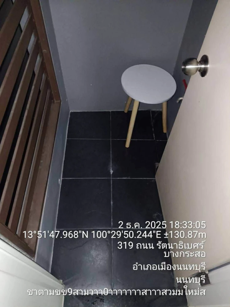 For rent: A Space Me Rattanathibet, very high floor unit, fully furnished, ready to move in.