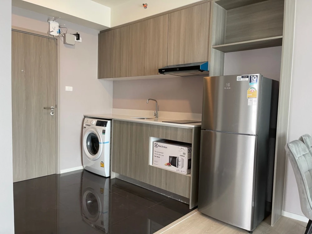 For rent, A Space Mega, 2 bedrooms, 16th floor, fully furnished, nice to live in, book now, don't miss out.