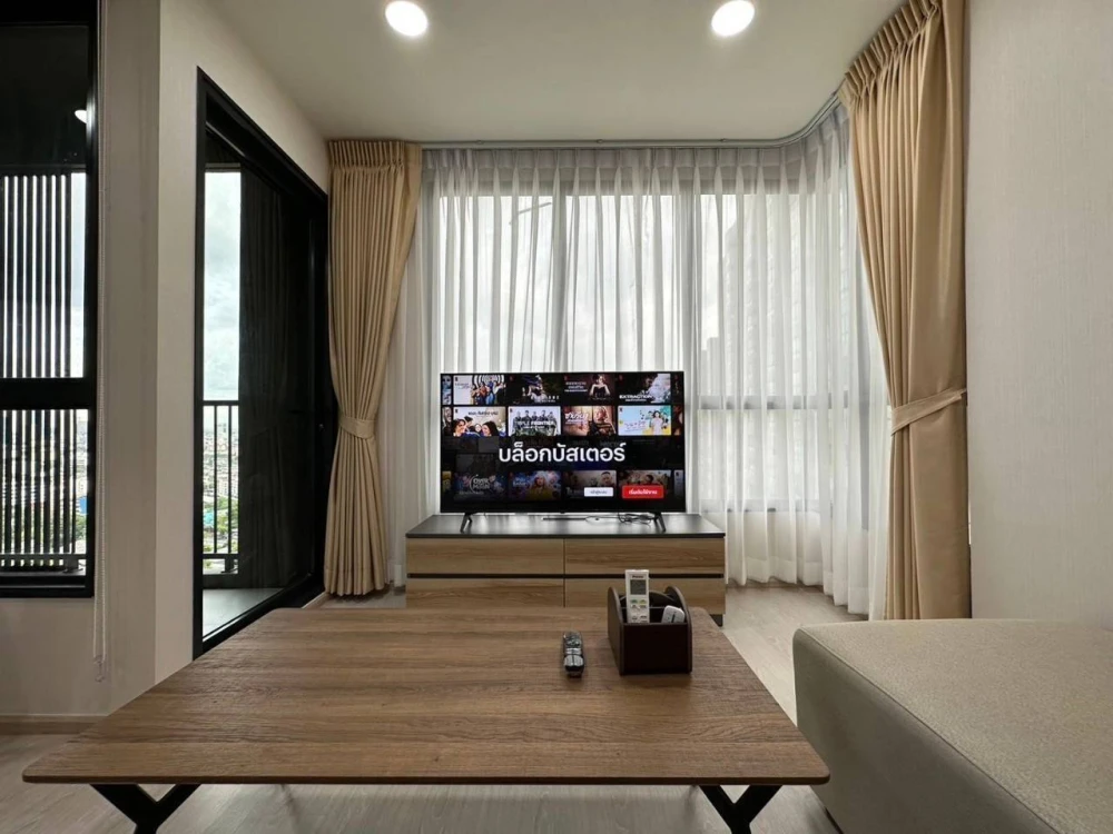 For rent: Elio Del Nest Udomsuk, high floor, fully furnished, spacious room, reserve now.