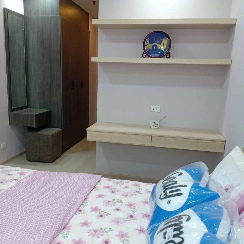 For rent: Elio Del Nest Udomsuk, high floor, fully furnished, spacious room, reserve now.