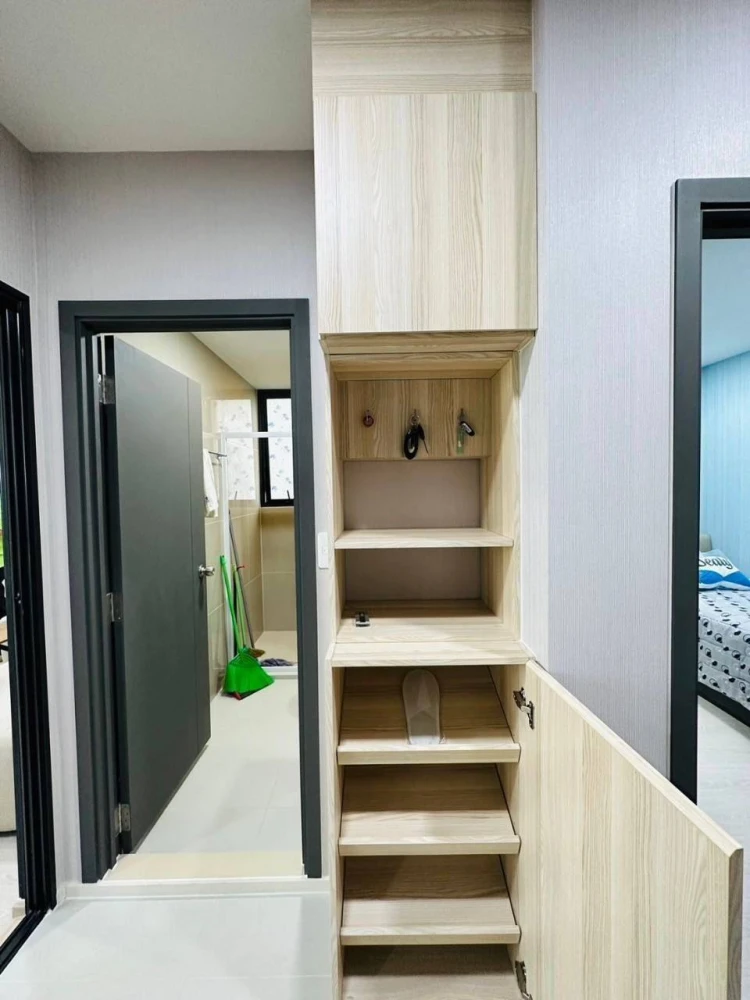 For rent: Elio Del Nest Udomsuk, high floor, fully furnished, spacious room, reserve now.