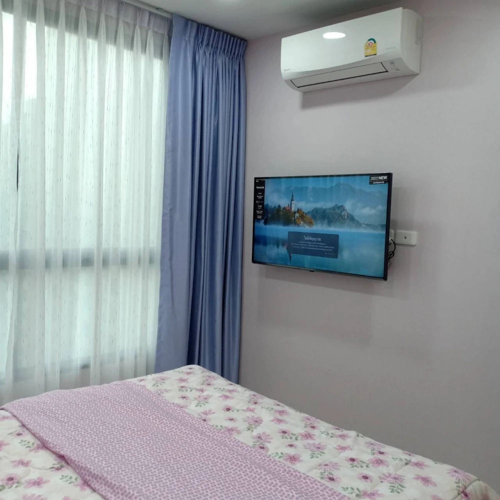 For rent: Elio Del Nest Udomsuk, high floor, fully furnished, spacious room, reserve now.