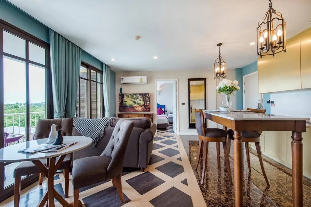 For rent: Espana Condo Resort Pattaya (Jomtien), 2 bedrooms, beautiful room, fully furnished, nice to live in, book now!