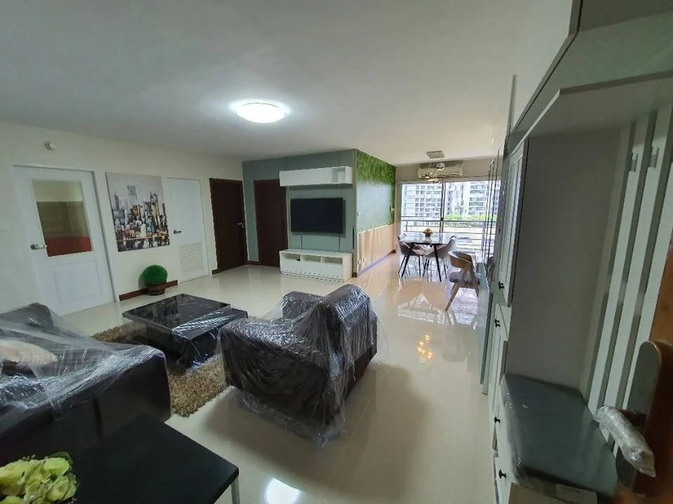 For rent or sale, SV City Rama 3, beautiful view, river view + suspension bridge, spacious room with good decoration, hurry up and grab it.