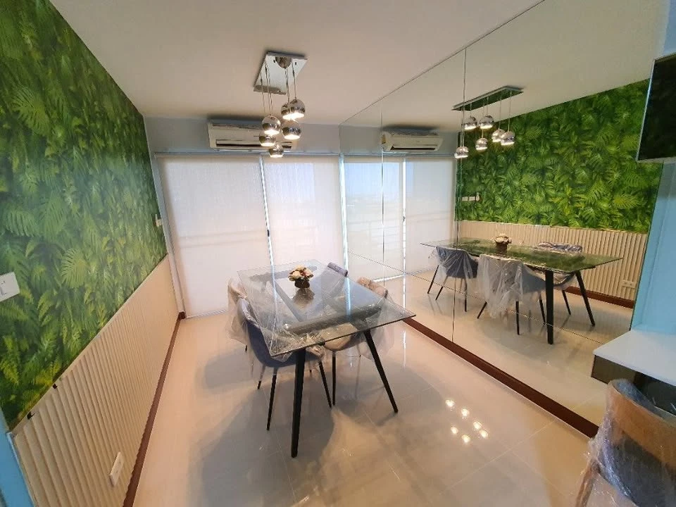 For rent or sale, SV City Rama 3, beautiful view, river view + suspension bridge, spacious room with good decoration, hurry up and grab it.