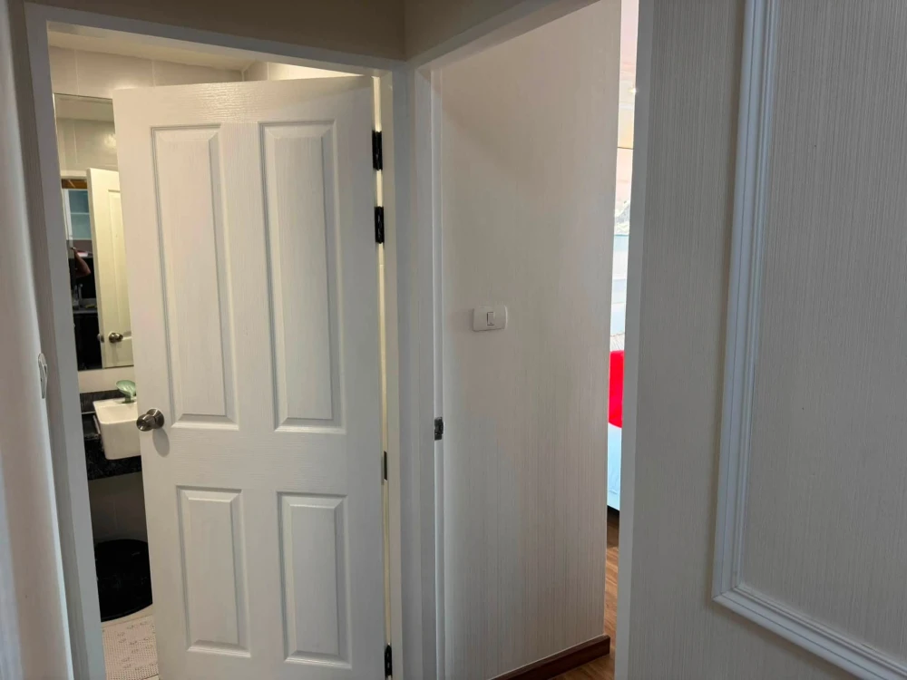 For rent: A Space Asoke-Ratchada, Building F, 12th floor (12A), city view, unobstructed, fully furnished, ready to move in.