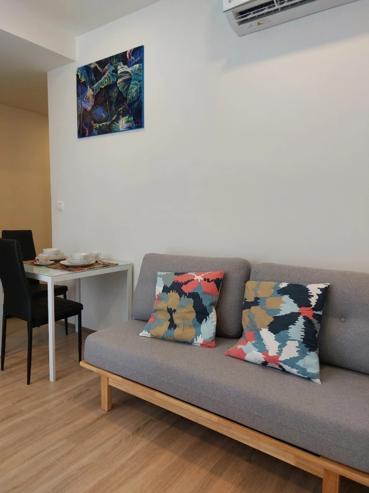 For rent, XT Phayathai, high floor, 26th floor, very beautiful wide front room, ready to move in immediately!