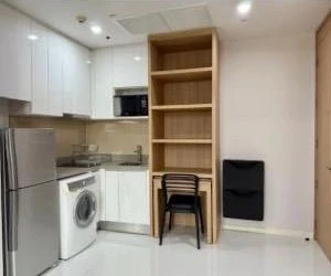 For rent: M Ladprao, 15th floor, electrical appliances and furniture included, just come and move in.