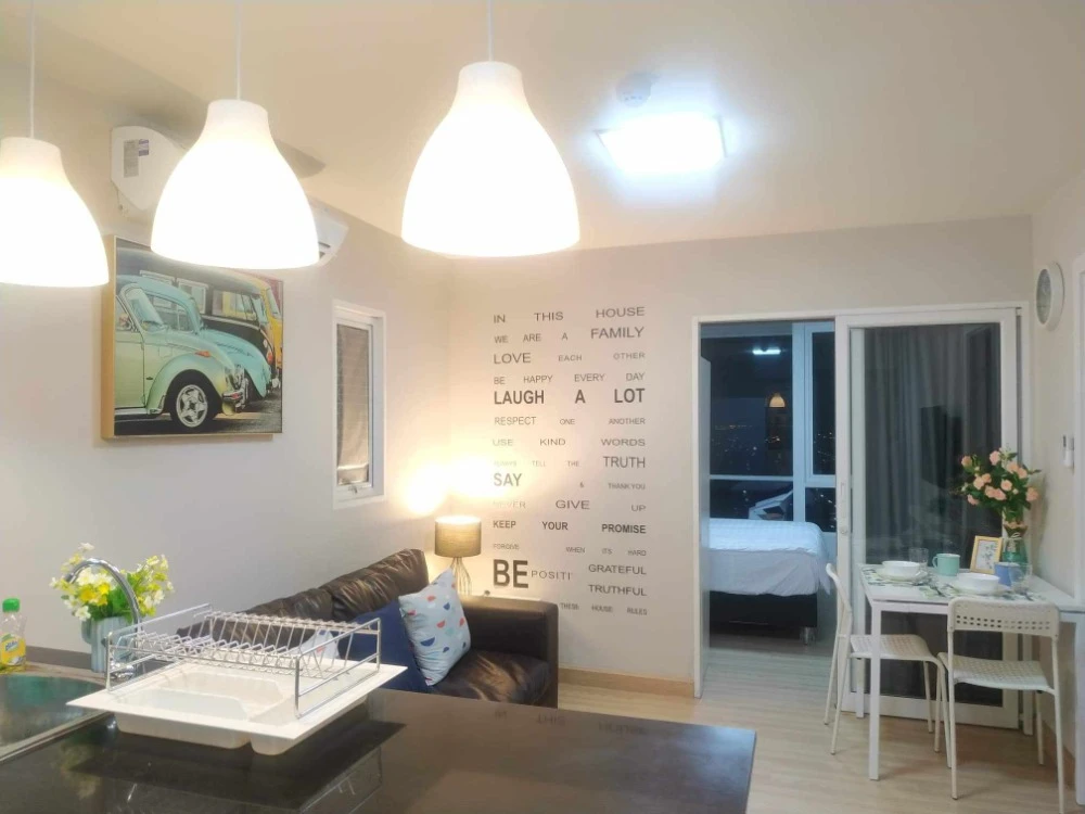 For rent!! M Society Condominium, beautiful room, fully furnished, move in ready! Don't miss out!!